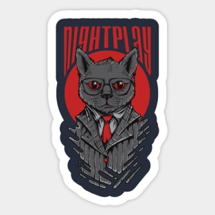 night play Sticker